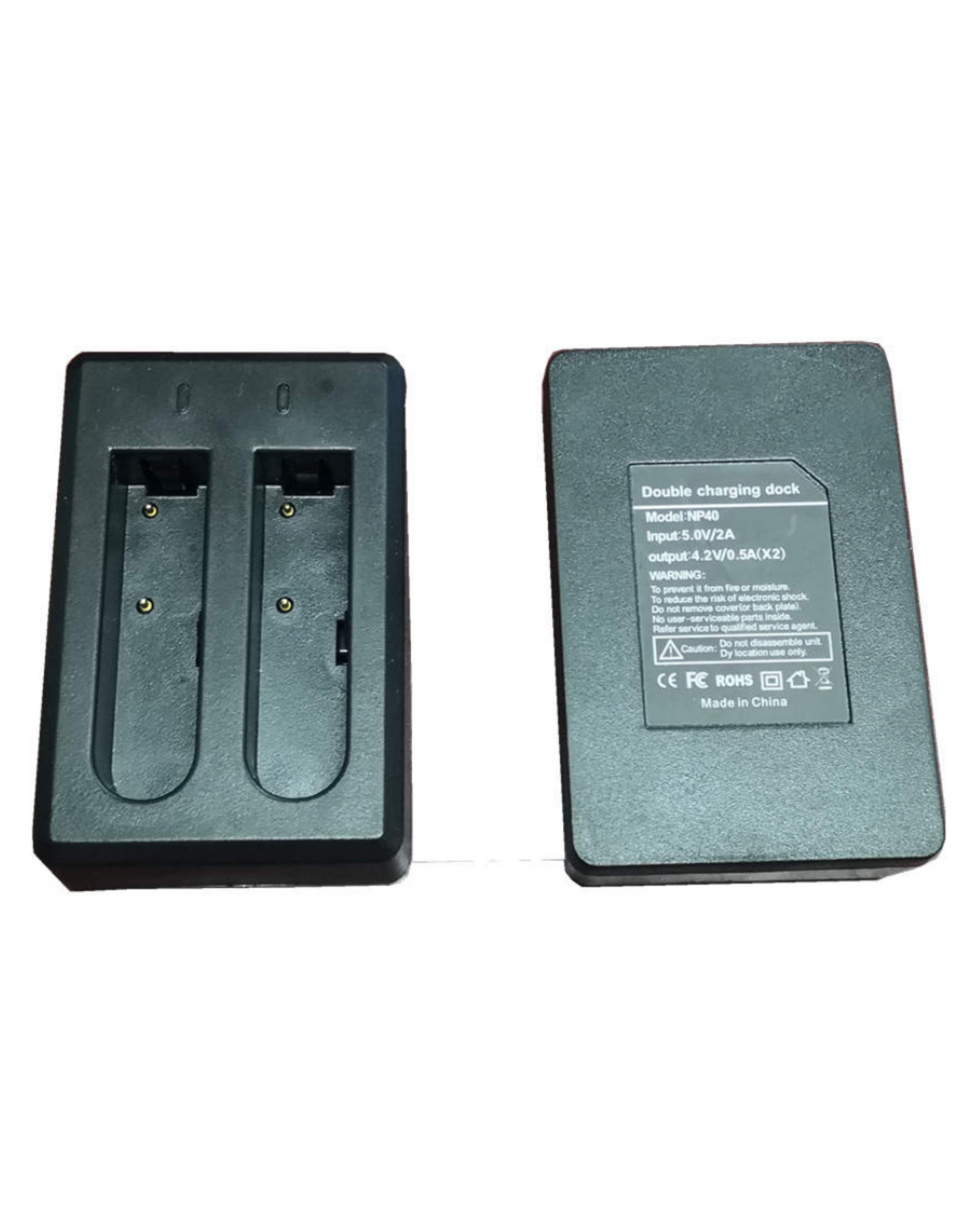 NODIJA Dubbele Batterij-oplader